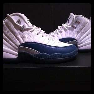 5.5y, Jordan 12s, superclean, worn once, $120.00